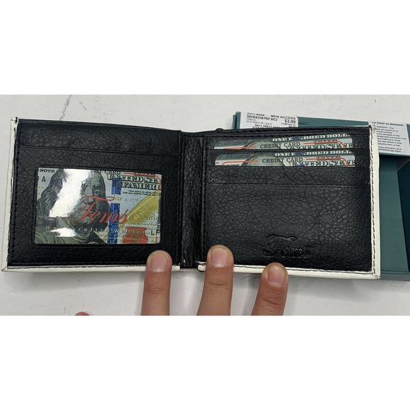 NWT TEMS Collection $100 Print Bill Fold Wallet - Picture 8 of 9
